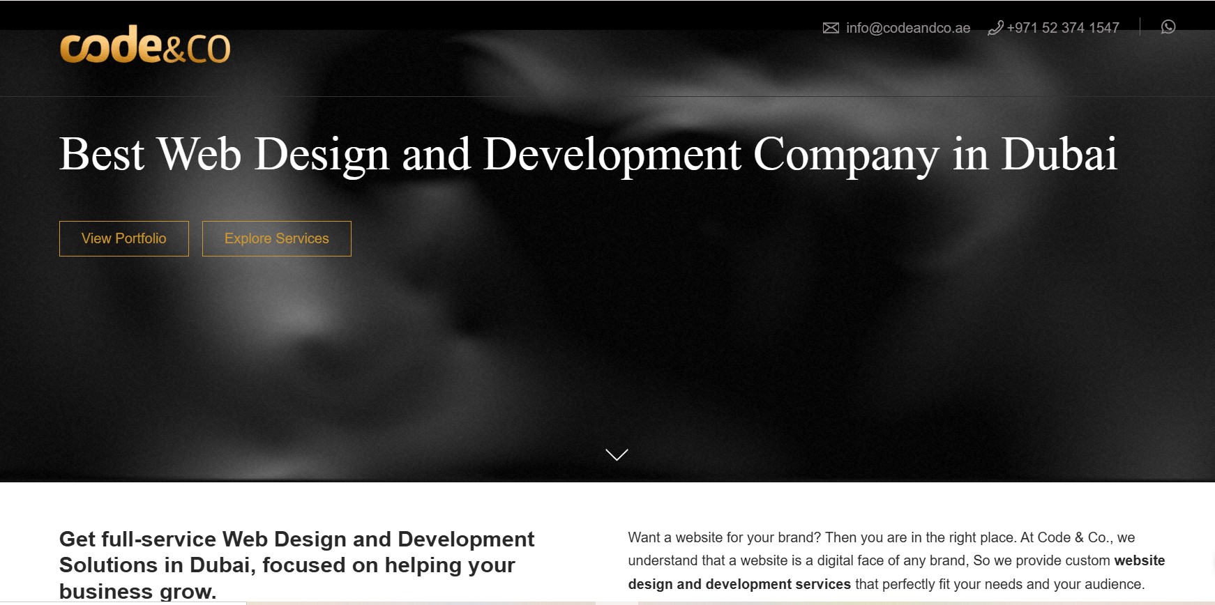 CodeAndCo.ae Website