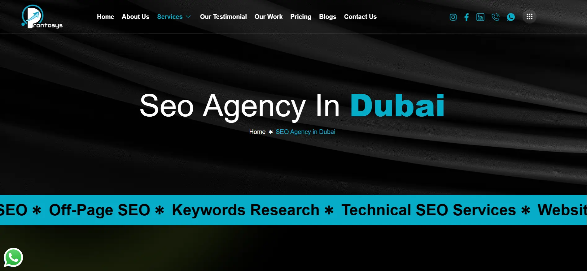 Prontosys best Seo Company In Dubai