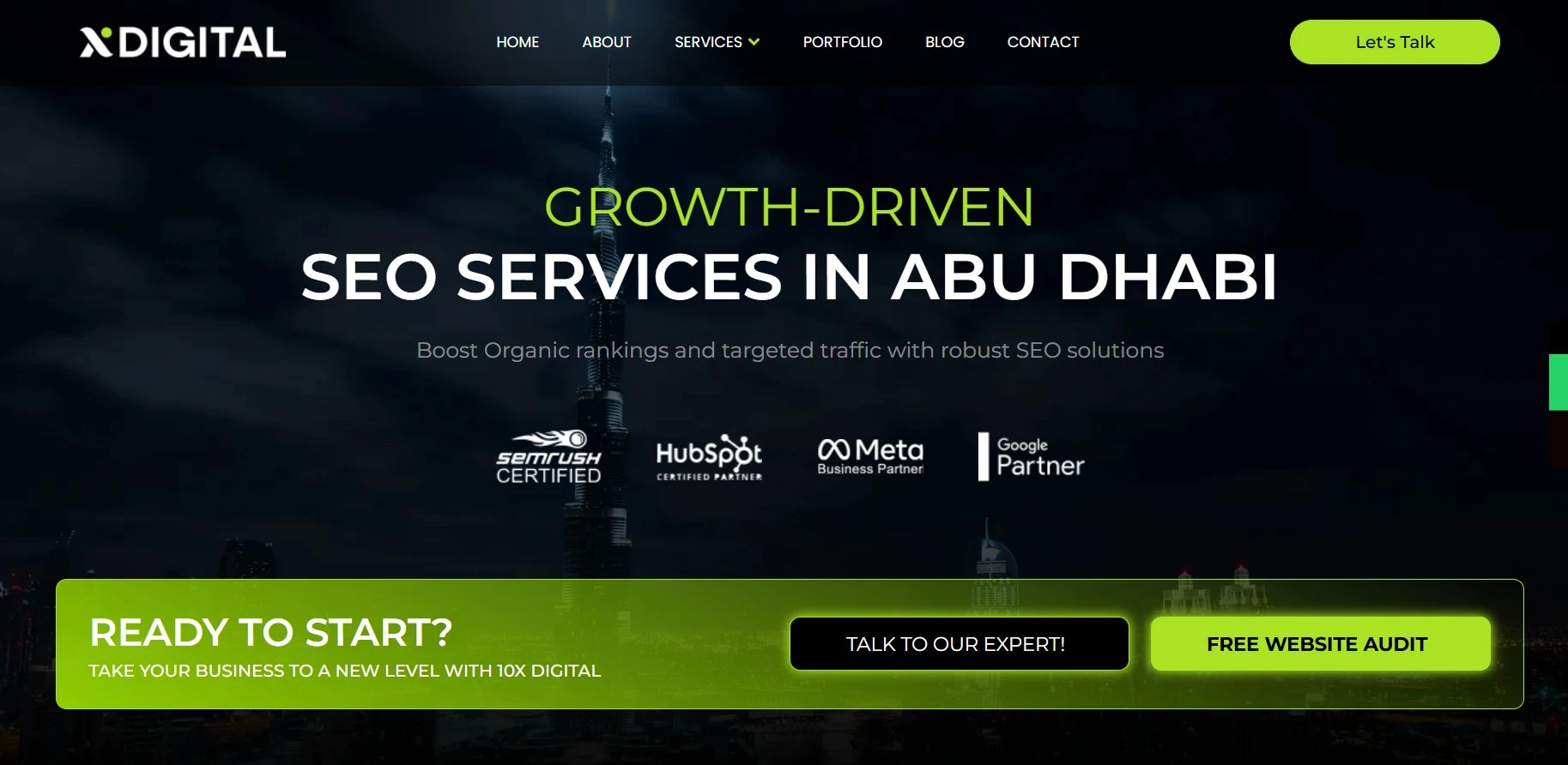 10x Digital Website