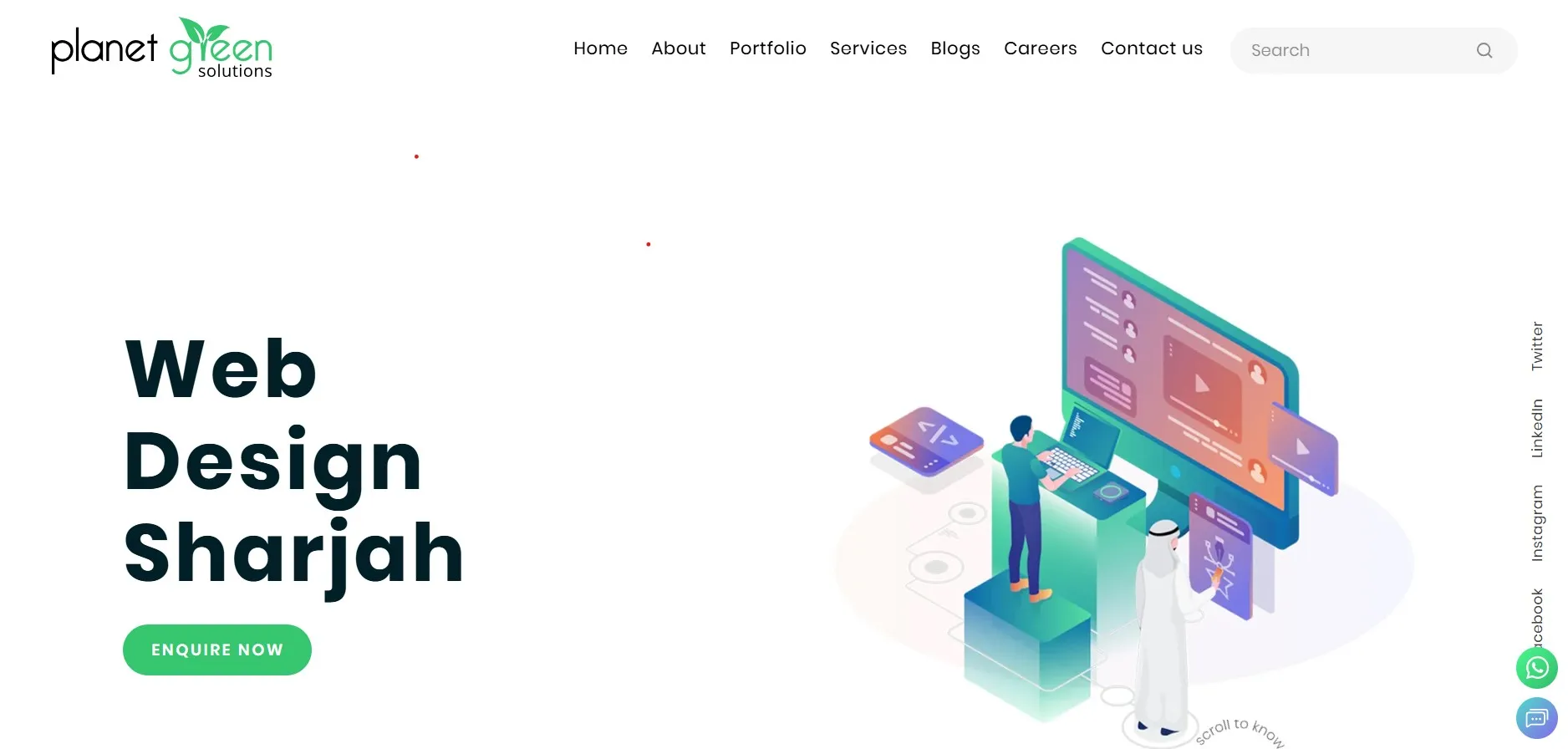 Planet Green Solution Website