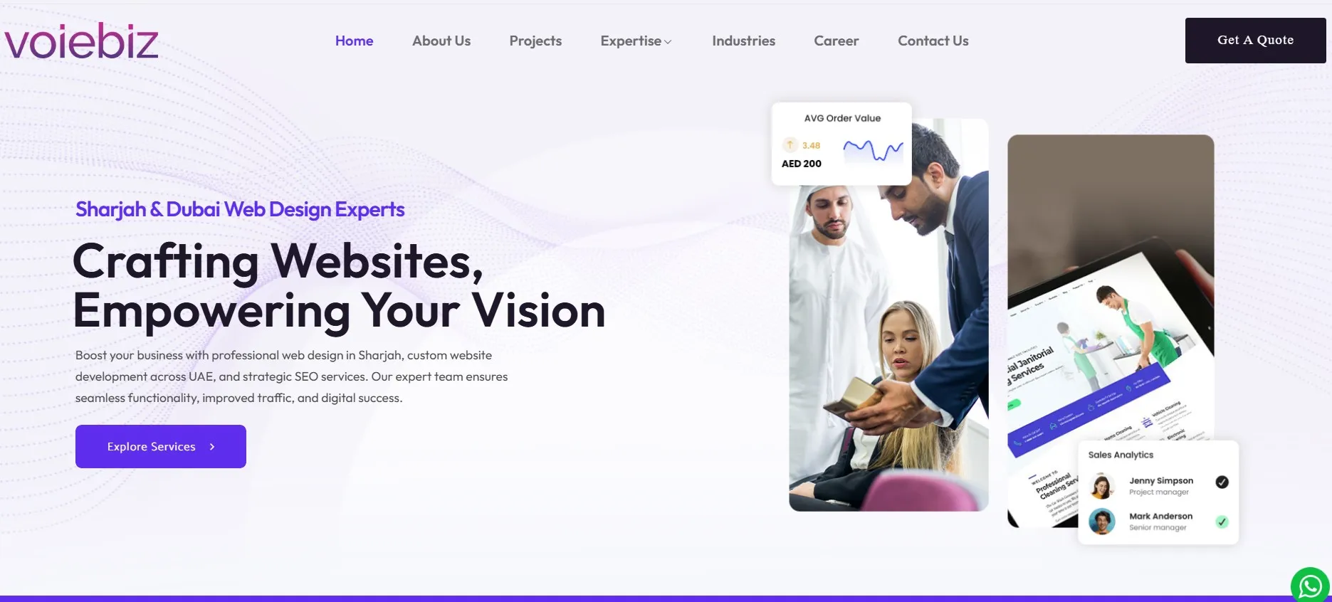Voiebiz Website