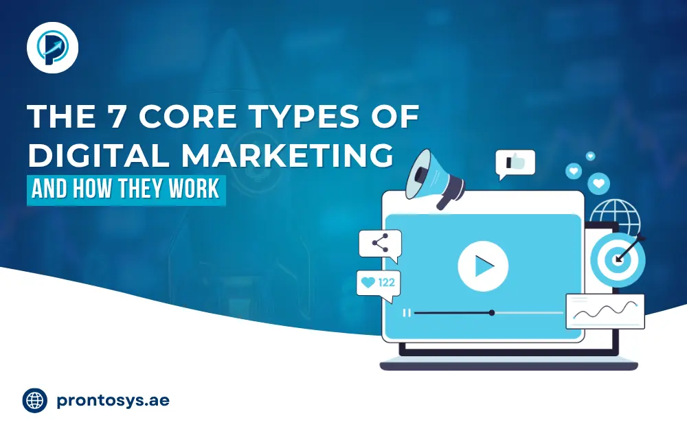 7 Core Types Of Digital Marketing And How They Work