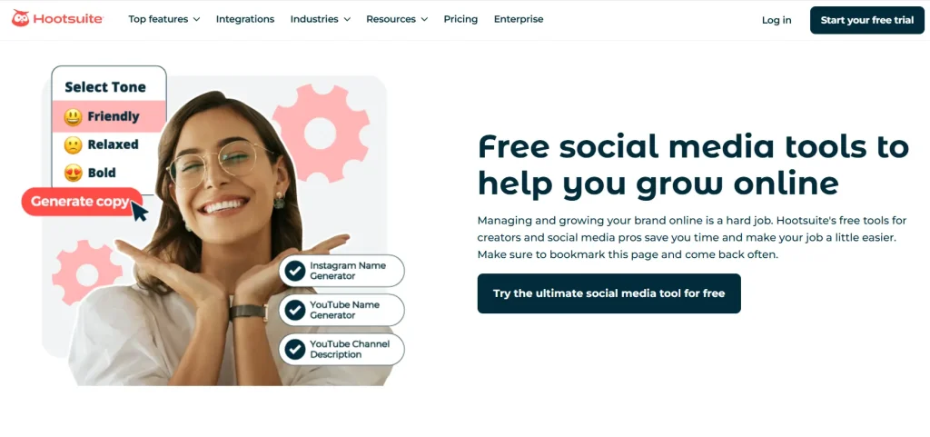 Free Social Media Analytics Tool Hootsuite