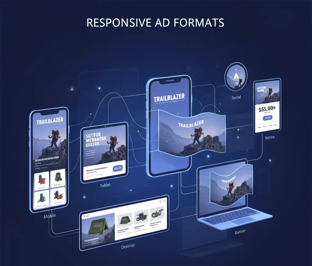 Responsive ad format examples by Prontosys