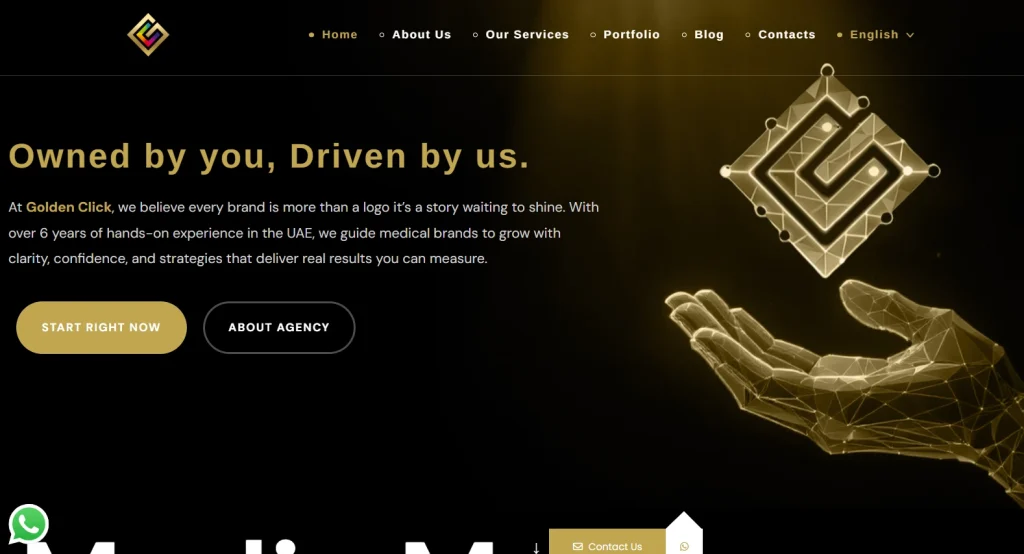 Social media agency in sharjah, Golden Click