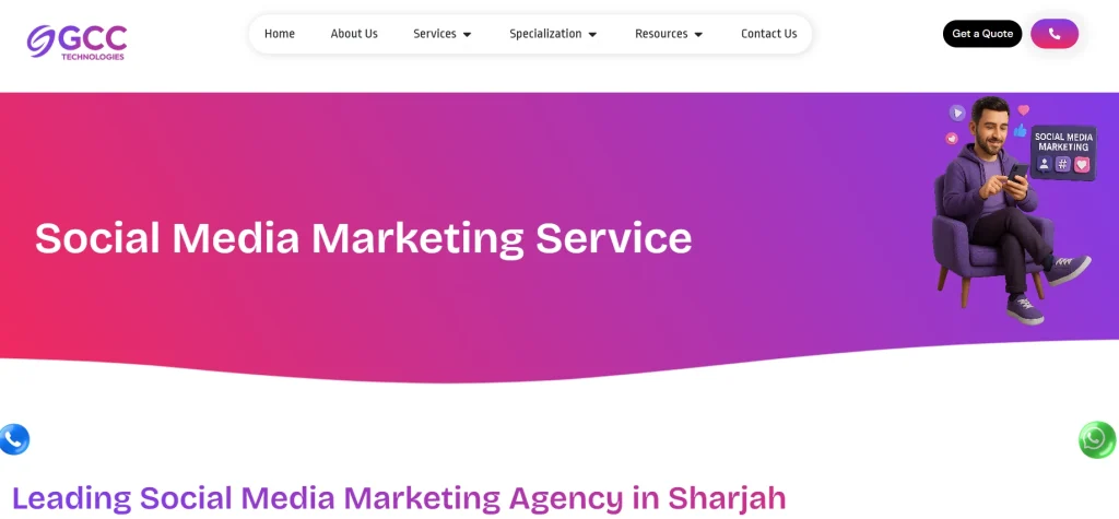 social media agency in sharjah, GCC Technologies
