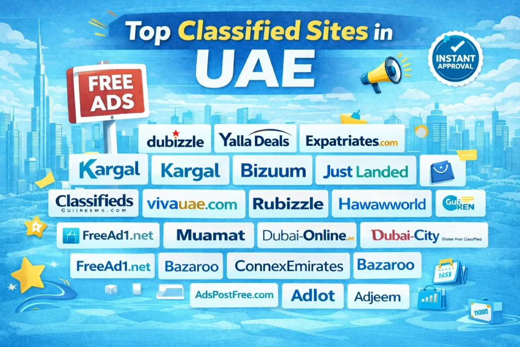 Top Classified Submission Sites in Dubai, UAE