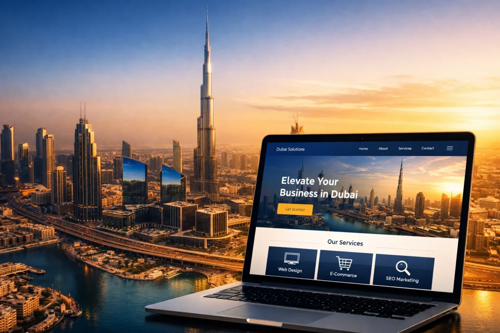 Modern website design services in Dubai UAE — web development company ProntoSys 2026


