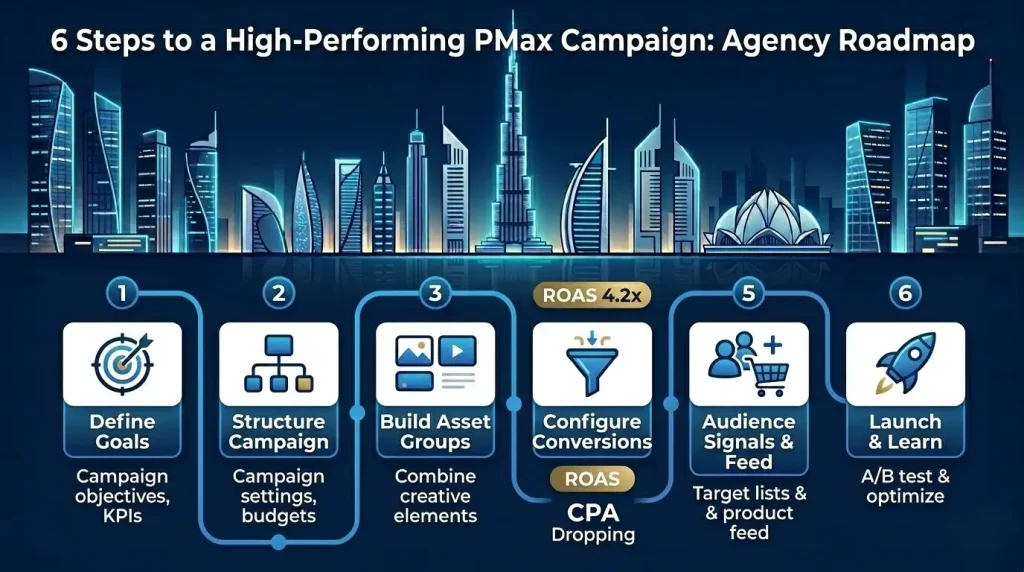 Step-by-step roadmap to set up a Google Performance Max campaign for UAE businesses in 2026