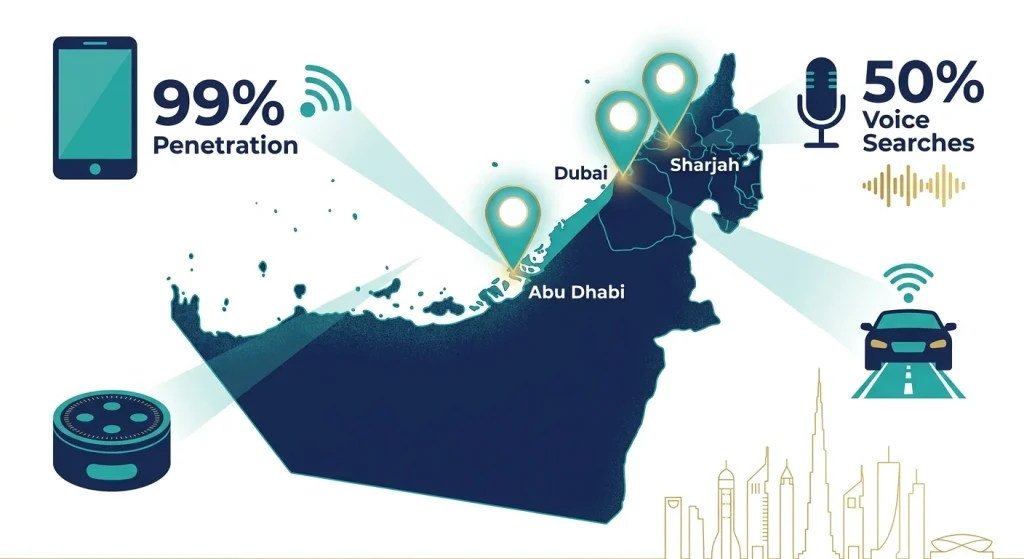 Voice Search statistics uae 2026