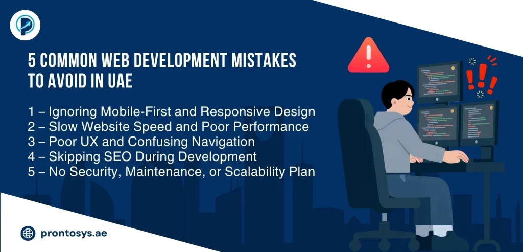 5 Common Web Development Mistakes to Avoid in UAE